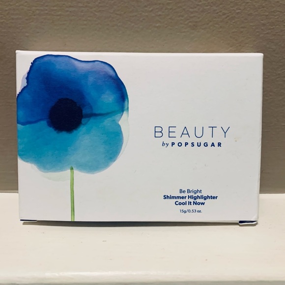 NWT BEAUTY by POPSUGAR “Be Bright” Shimmer Highlighter Palette “COOL IT NOW” - Picture 2 of 7